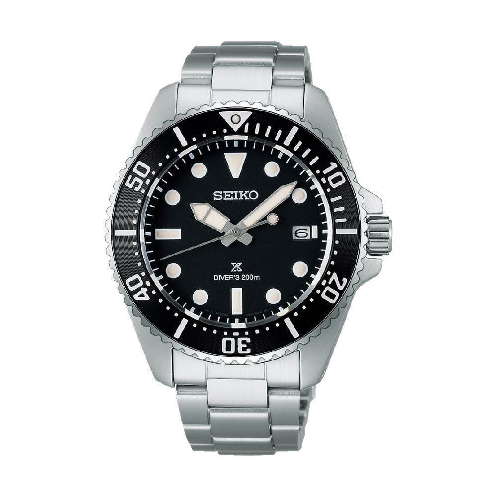 Seiko (ไซโก) นาฬิกาข้อมือ Prospex Solar Diver’s SNE597P ระบบ โซลาร์ ขนาดตัวเรือน 41
