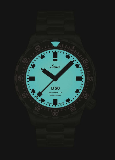 [Pre-Order] Sinn (ซินน์) Limited Edition นาฬิกาดำน้ำ รุ่น U50 S L สายซิลิโคน ขนาดตัวเรือน 41 มม. (U50 S L)