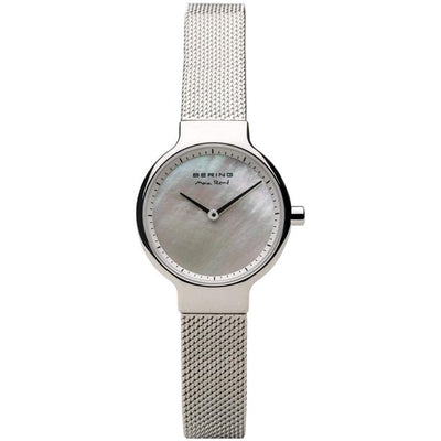 Bering (แบริง) นาฬิกาผู้หญิง รุ่น Max Rene ระบบควอตซ์ สายถักสแตนเลสสตีล หน้าปัด 34 มม.