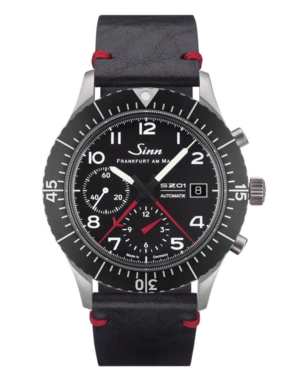 [Pre-Order] Sinn (ซินน์) นาฬิกาโครโนกราฟนักบิน The Historic Pilot's Chronograph With SINN Chronograph Movement SZ01 สายหนัง/สเตนเลส ขนาดตัวเรือน 43 มม. (156.1)