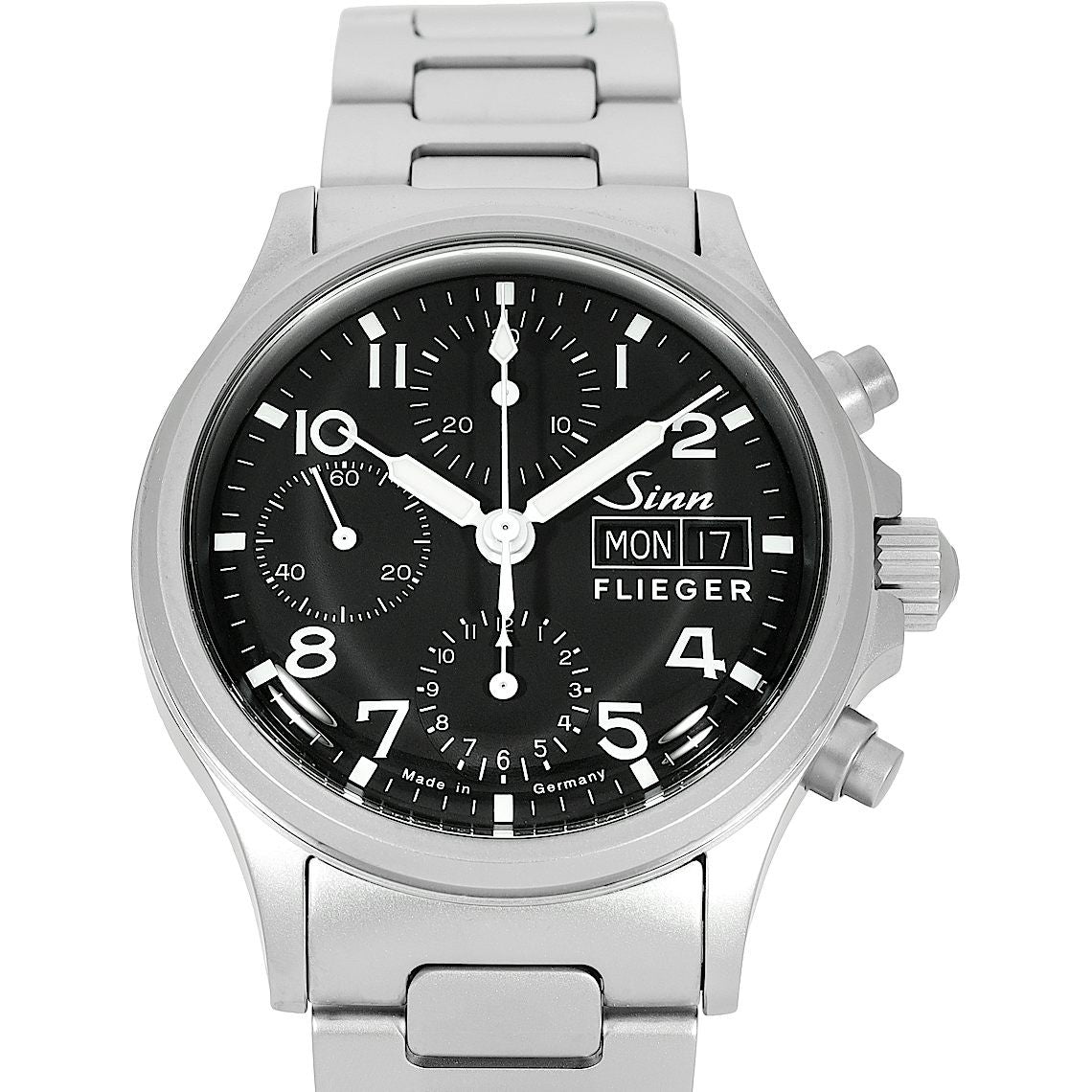 Sinn (ซินน์) นาฬิกาโครโนกราฟ รุ่น 356 PILOT สายสเตนเลส ขนาดตัวเรือน 38.5 มม. (356.020)