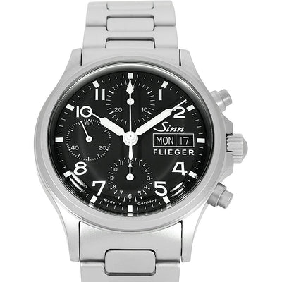 Sinn (ซินน์) นาฬิกาโครโนกราฟ รุ่น 356 PILOT สายสเตนเลส ขนาดตัวเรือน 38.5 มม. (356.020)