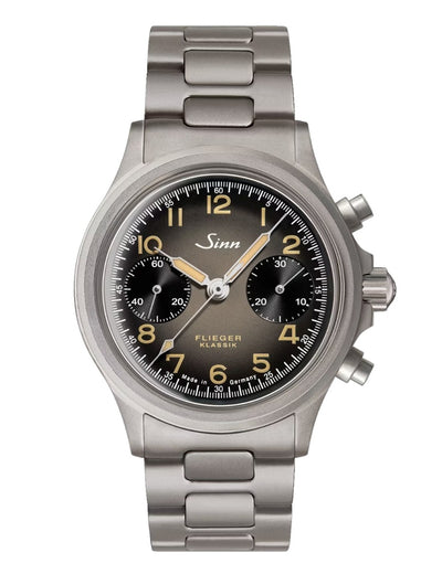 [Pre-Order] Sinn (ซินน์) นาฬิกาโครโนกราฟ รุ่น 356 PILOT Classic AS E สายสเตนเลส/หนัง ขนาดตัวเรือน 38.5 มม. (356.0202)