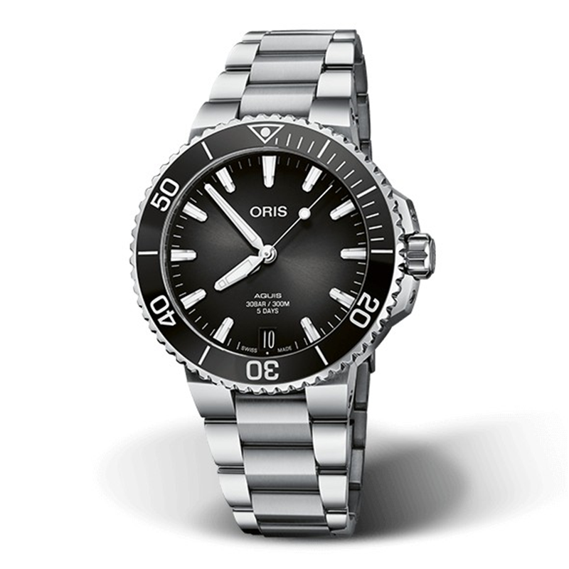 ORIS (โอริส) นาฬิกาข้อมือ รุ่น AQUIS DATE CALIBRE 400 ระบบออโตเมติก ขนาดตัวเรือน 41.50 มม.