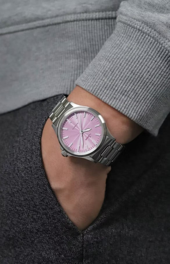 [Pre-Order] Sinn (ซินน์) นาฬิกา 556 Mauve สายหนัง/สเตนเลสสตีล ขนาดตัวเรือน 38.5 มม. (556 Mauve)