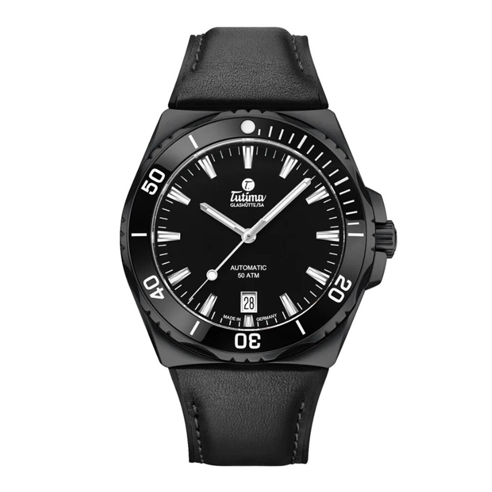 Tutima (ทูทิมา) นาฬิกาข้อมือ M2 Seven Seas S Limited Edition ระบบออโตเมติก สายหนัง ขนาดตัวเรือน 40 มม. (6156-13)