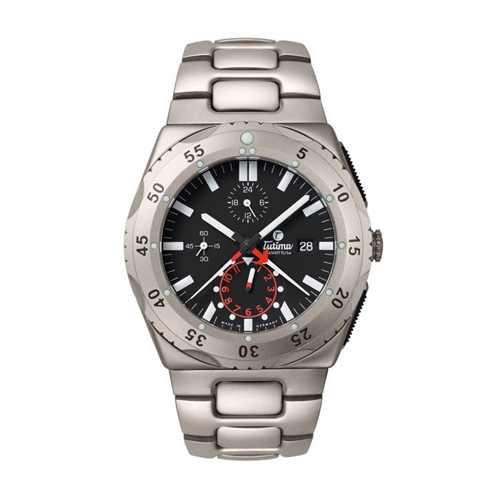 Tutima (ทูทิมา) นาฬิกาข้อมือ M2 Pioneer โครโนกราฟ ระบบออโตเมติก สายไทเทเนียม ขนาดตัวเรือน 46.5 มม. (6451-03)