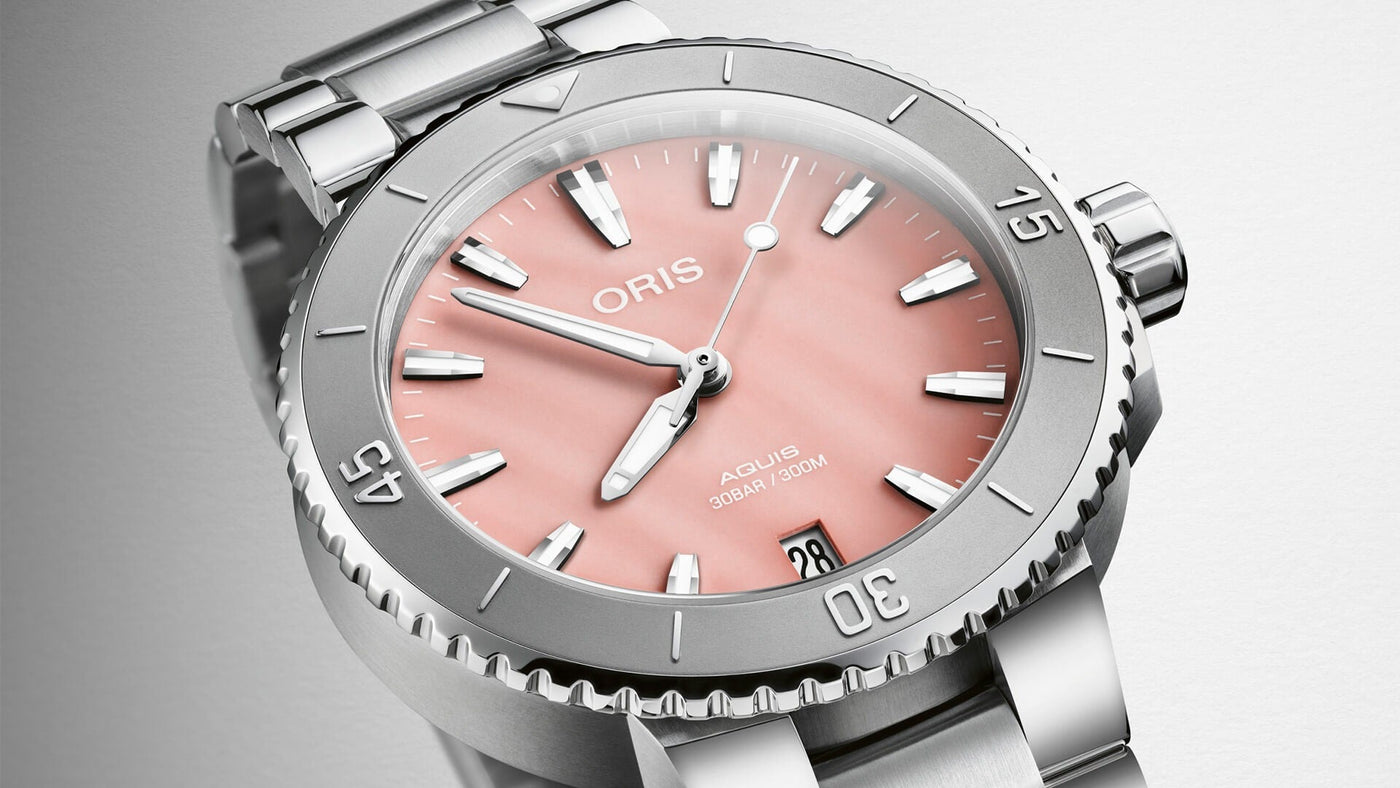 ORIS (โอริส) นาฬิกาข้อมือ รุ่น AQUIS DATE ระบบออโตเมติก ขนาดตัวเรือน 36.50 มม.