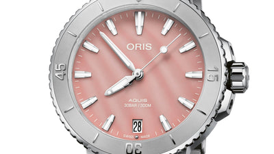 ORIS (โอริส) นาฬิกาข้อมือ รุ่น AQUIS DATE ระบบออโตเมติก ขนาดตัวเรือน 36.50 มม.