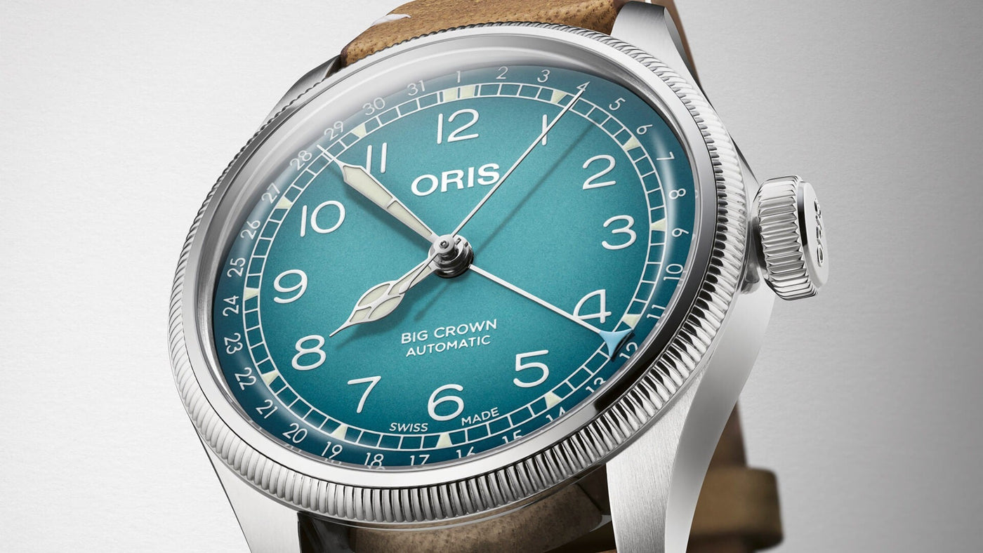 ORIS (โอริส) นาฬิกาข้อมือ รุ่น ORIS X CERVO VOLANTE ระบบออโตเมติก ขนาดตัวเรือน 38 มม.