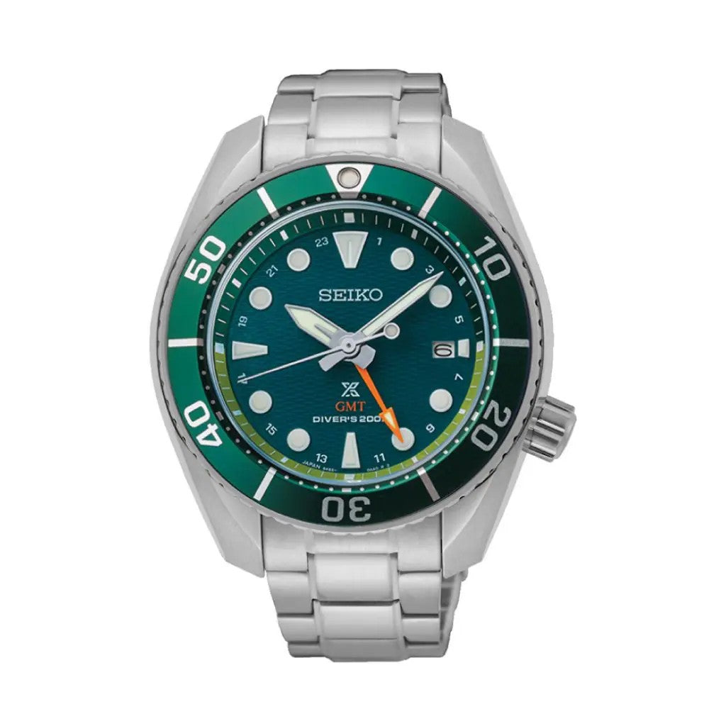 Seiko (ไซโก) นาฬิกาข้อมือ Prospex Sumo Solar GMT SFK001J SFK003J ระบบโซลาร์  ขนาดตัวเรือน 45