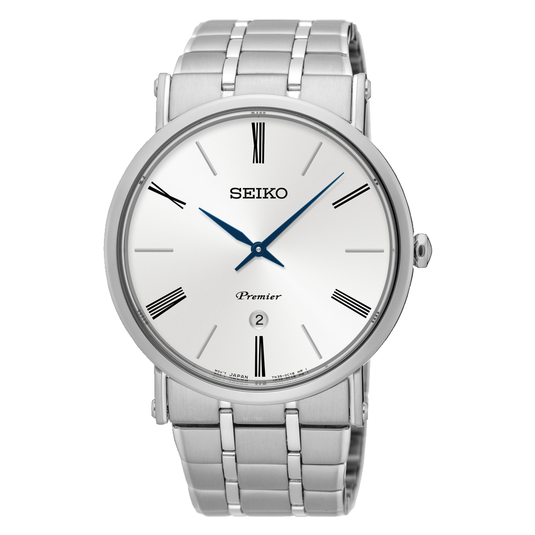 Seiko (ไซโก) นาฬิกาข้อมือ Premier Quartz SKP391P ระบบควอตซ์ ขนาดตัวเรือน 41 มม.