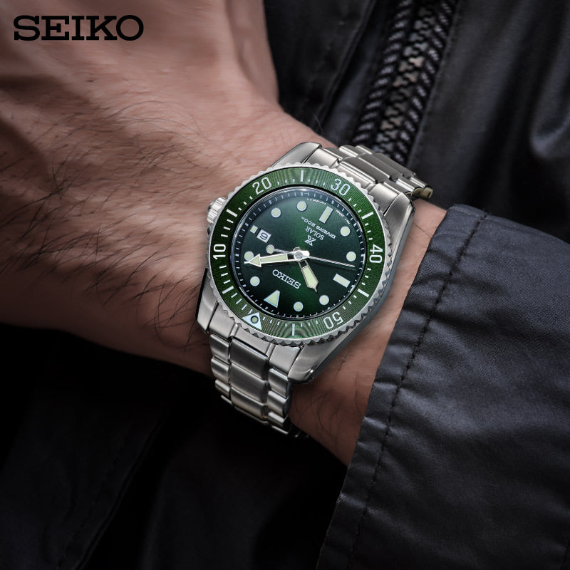 Seiko (ไซโก) นาฬิกาข้อมือ Prospex Diver Scuba Solar รุ่น SNE583P ระบบโซลาร์ ขนาดตัวเรือน 38.5 มม.