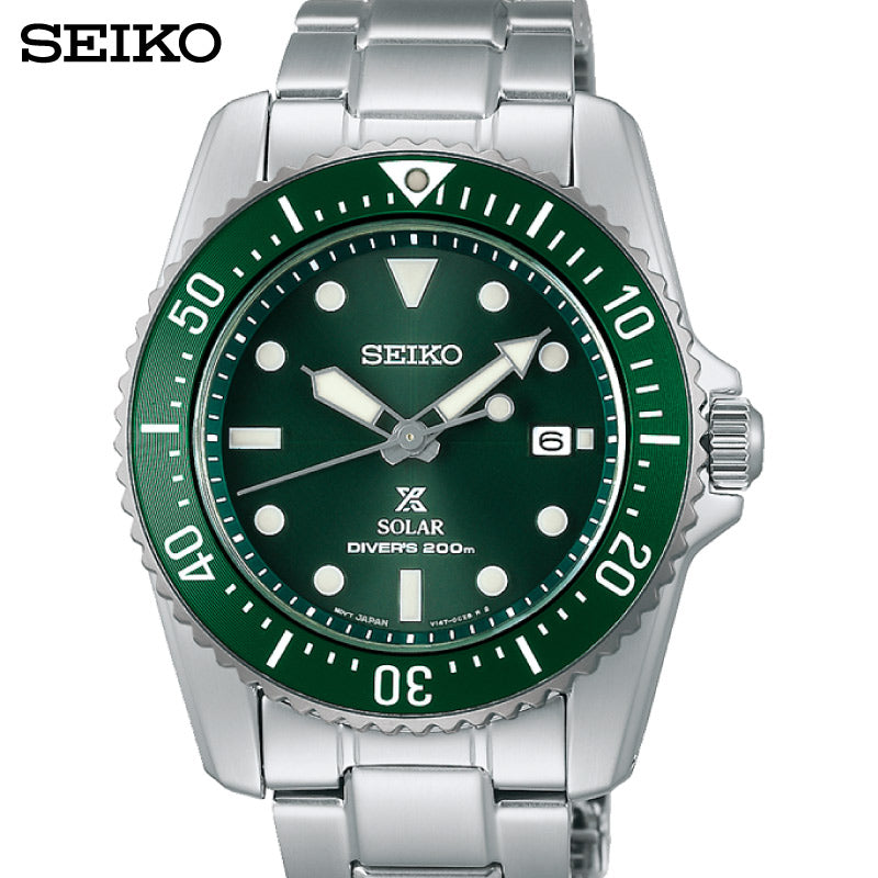 Seiko (ไซโก) นาฬิกาข้อมือ Prospex Diver Scuba Solar รุ่น SNE583P ระบบโซลาร์ ขนาดตัวเรือน 38.5 มม.