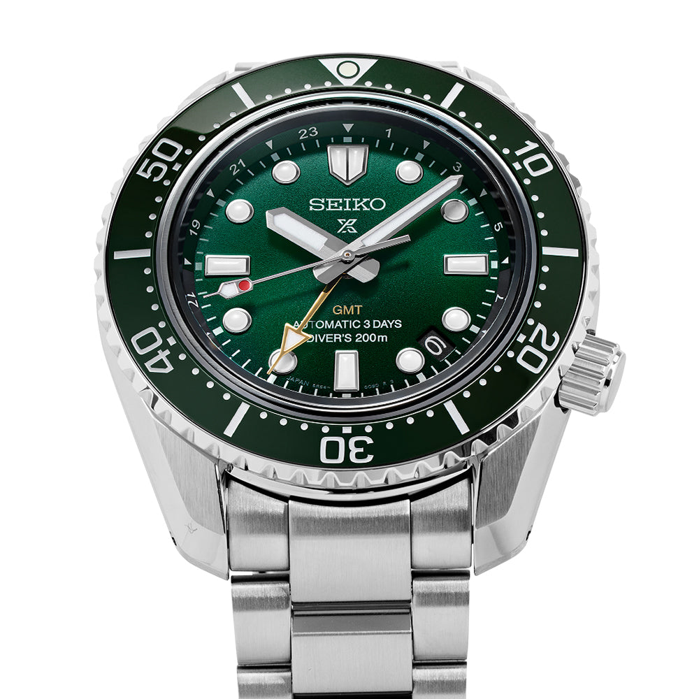 Seiko (ไซโก) นาฬิกาข้อมือ Prospex 1968 Heritage Diver’s GMT SPB381J ระบบอัตโนมัติ ขนาดตัวเรือน 42 มม.