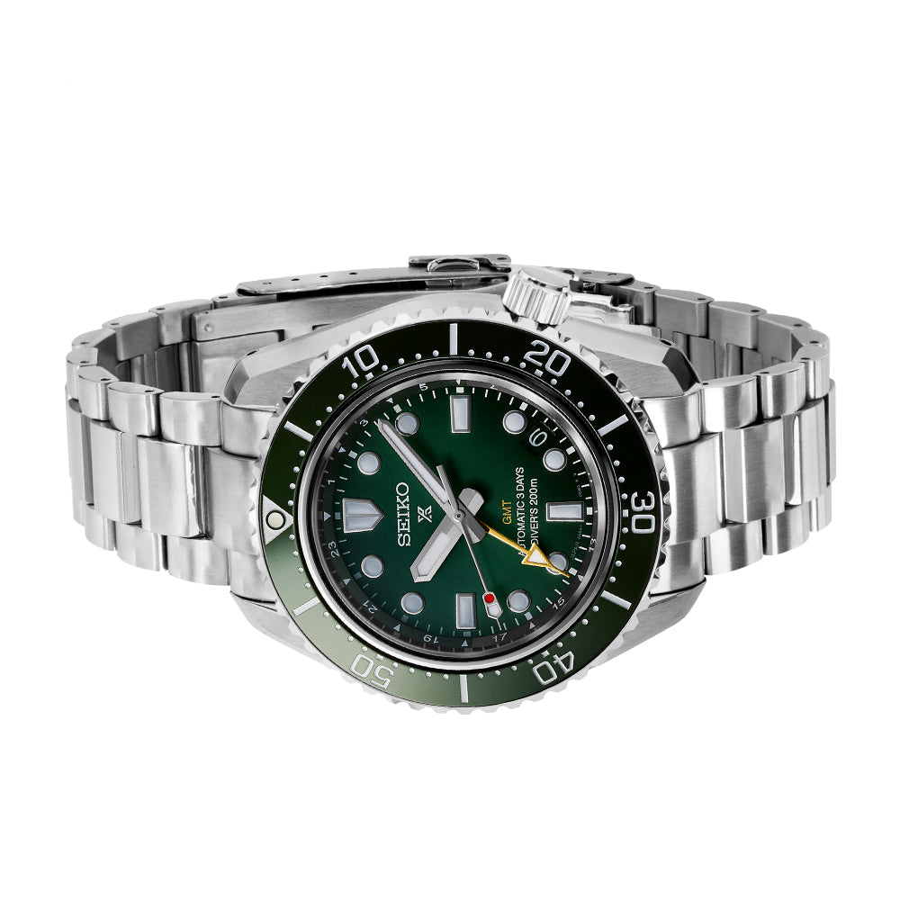 Seiko (ไซโก) นาฬิกาข้อมือ Prospex 1968 Heritage Diver’s GMT SPB381J ระบบอัตโนมัติ ขนาดตัวเรือน 42 มม.