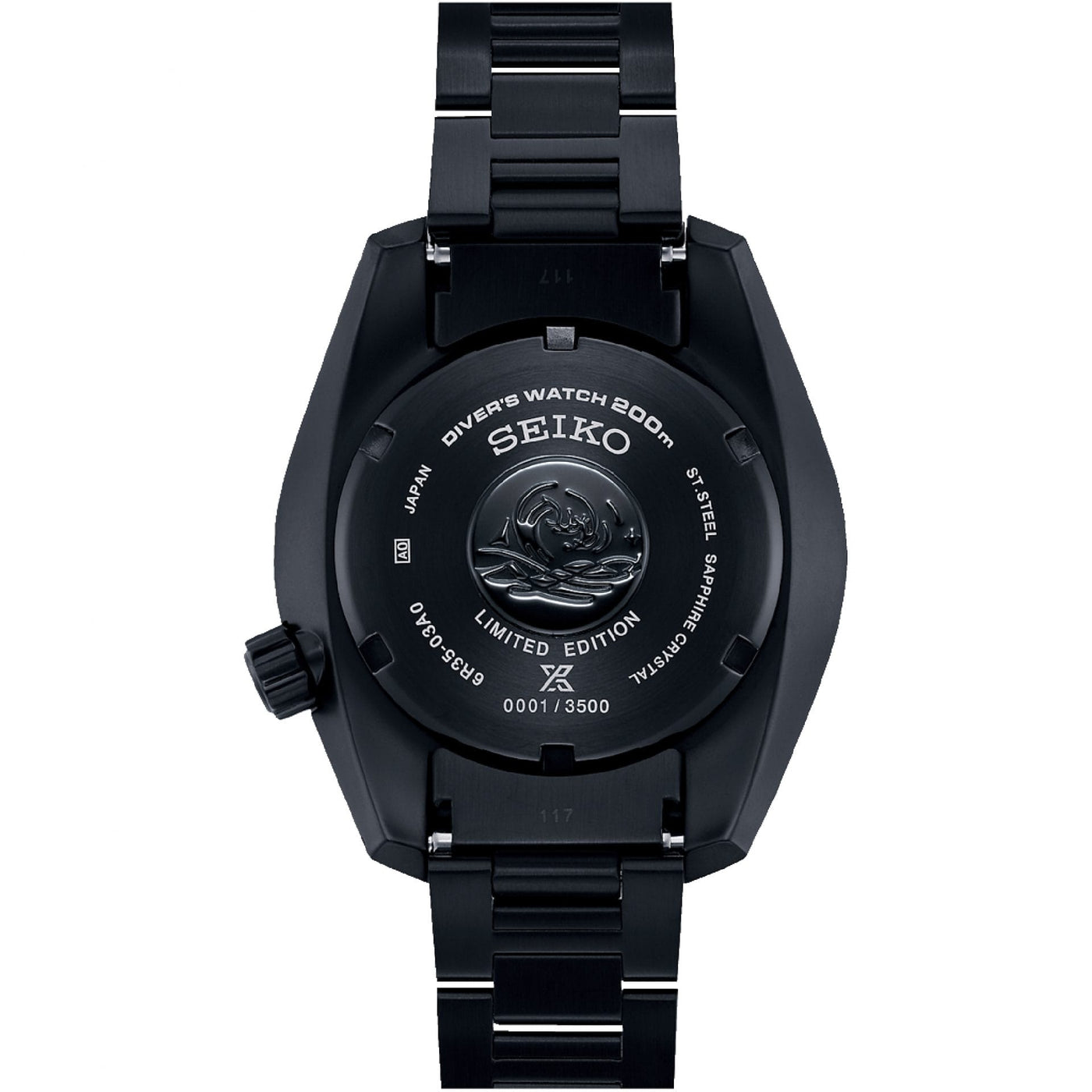 Seiko (ไซโก) นาฬิกาข้อมือ Prospex The Black Series night vision SPB433J ระบบอัตโนมัติ ขนาดตัวเรือน 45 มม.