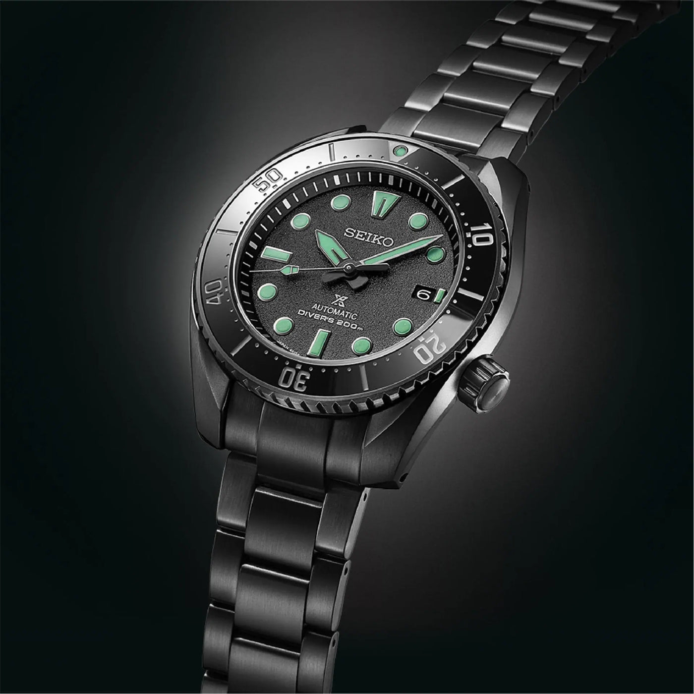 Seiko (ไซโก) นาฬิกาข้อมือ Prospex The Black Series night vision SPB433J ระบบอัตโนมัติ ขนาดตัวเรือน 45 มม.