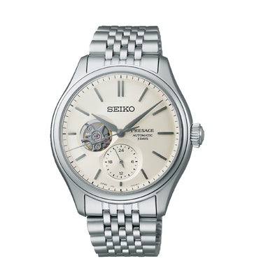 Seiko (ไซโก) นาฬิกาข้อมือ Presage Classic Series Semi Skeleton รุ่น SPB469J ระบบอัตโนมัติ ขนาดตัวเรือน 40.20 มม.