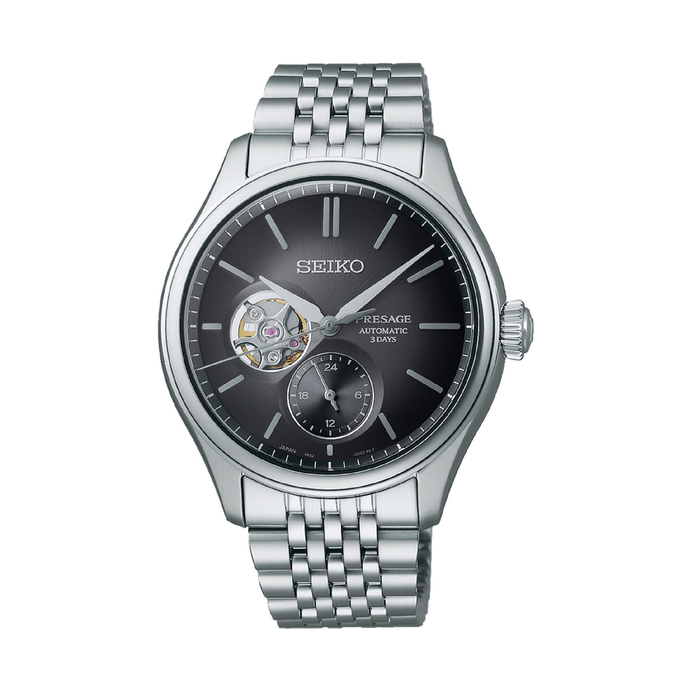 Seiko (ไซโก) นาฬิกาข้อมือ Presage Classic Series Semi Skeleton รุ่น SPB471J ระบบอัตโนมัติ ขนาดตัวเรือน 40.20 มม.