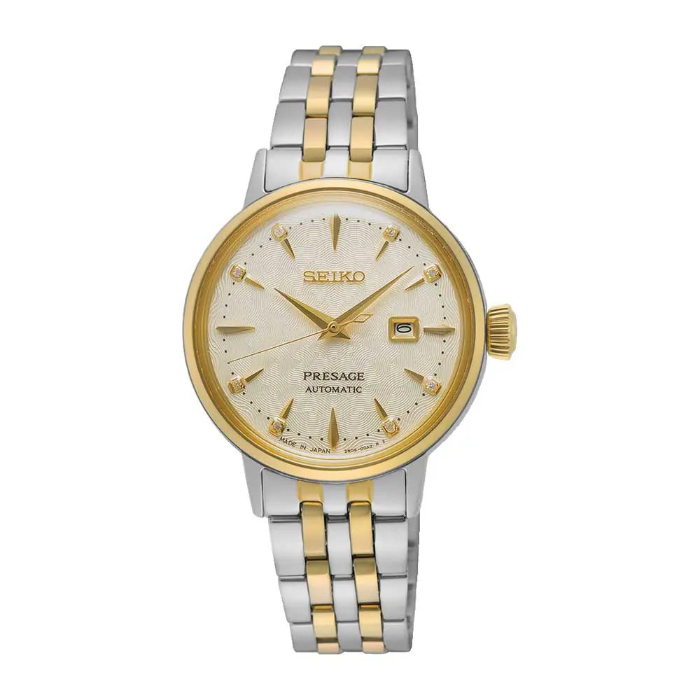 Seiko (ไซโก) นาฬิกาข้อมือ Presage Cocktail Time Ladies SRE010J ระบบอัตโนมัติ ขนาดตัวเรือน 30.28 มม.