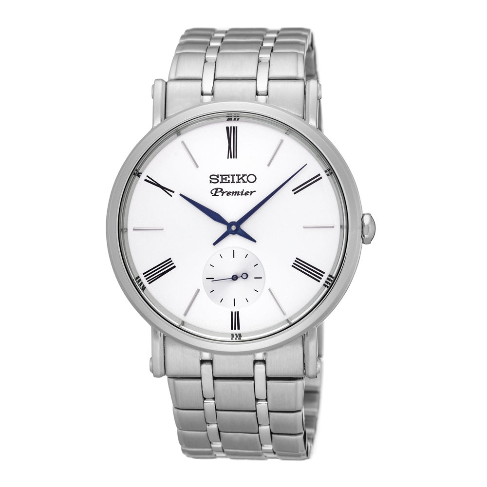 Seiko (ไซโก) นาฬิกาข้อมือ Premier Small Quartz SRK033P ระบบควอตซ์ ขนาดตัวเรือน 38 มม.