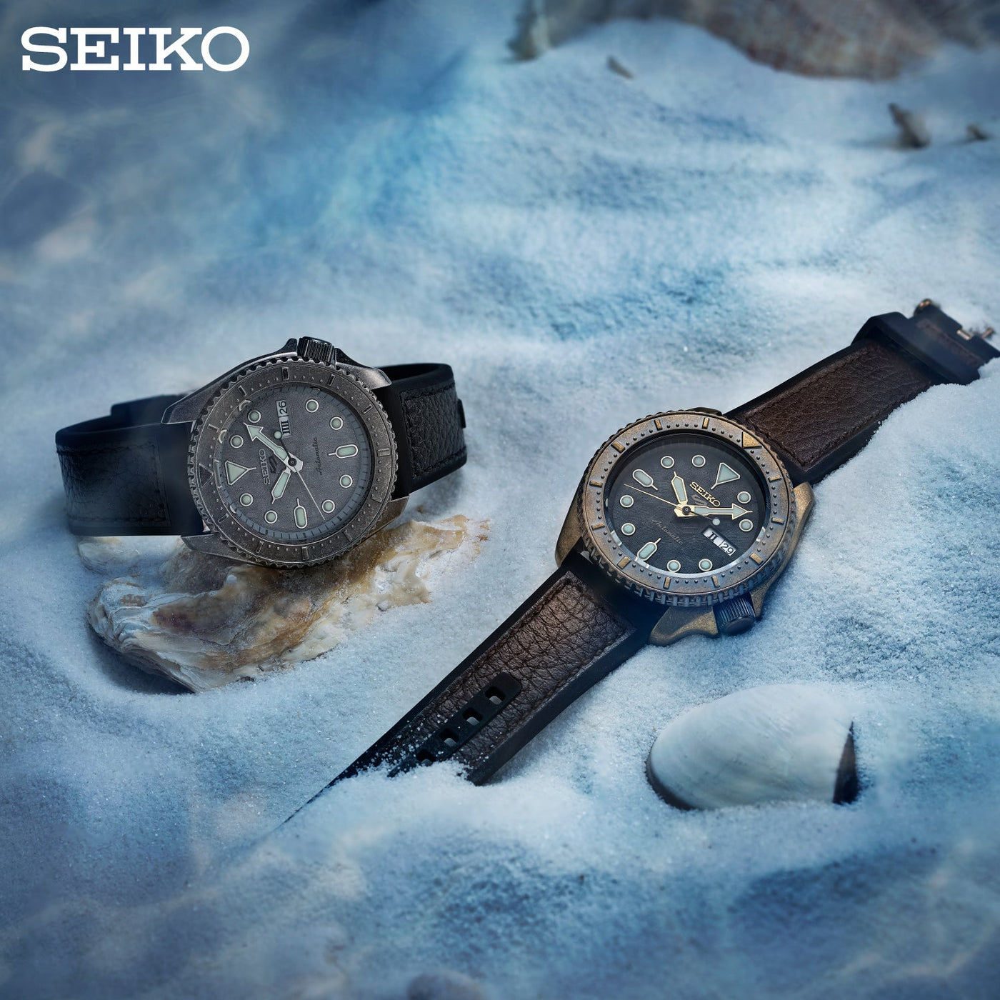 Seiko (ไซโก) นาฬิกาข้อมือ รุ่น New Seiko 5 Sports Automatic SRPE79K ระบบอัตโนมัติ ขนาดตัวเรือน 42.5 มม.