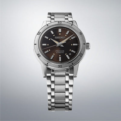 Seiko (ไซโก) นาฬิกาข้อมือ Presage Style 60’s Elegant yet Rugged รุ่น SRPL09J ระบบอัตโนมัติ ขนาดตัวเรือน 39.50 มม.