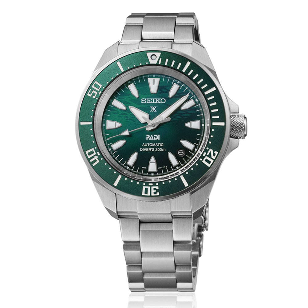 [แถมกระเป๋า] Seiko (ไซโก) นาฬิกาข้อมือ Prospex Diver‘s Watch Mechanical 60th Anniversary PADI Special Edition รุ่น SRPL53K ขนาดตัวเรือน 41.70 มม.