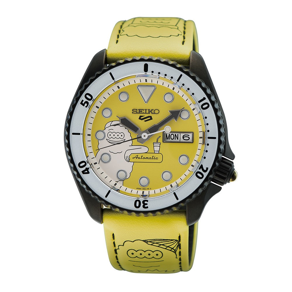 Seiko (ไซโก) นาฬิกาข้อมือ Seiko 5 Sports x Millions Monster Limited Edition รุ่น SRPL65K ระบบออโตเมติก ขนาดตัวเรือน 42.5 มม. (Copy)