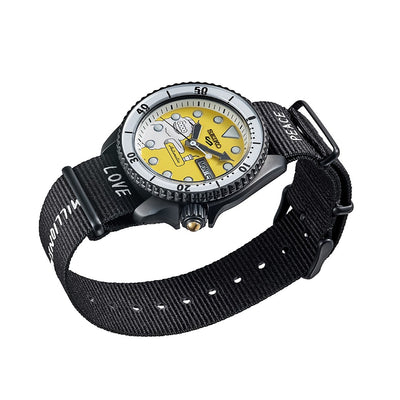Seiko (ไซโก) นาฬิกาข้อมือ Seiko 5 Sports x Millions Monster Limited Edition รุ่น SRPL65K ระบบออโตเมติก ขนาดตัวเรือน 42.5 มม. (Copy)