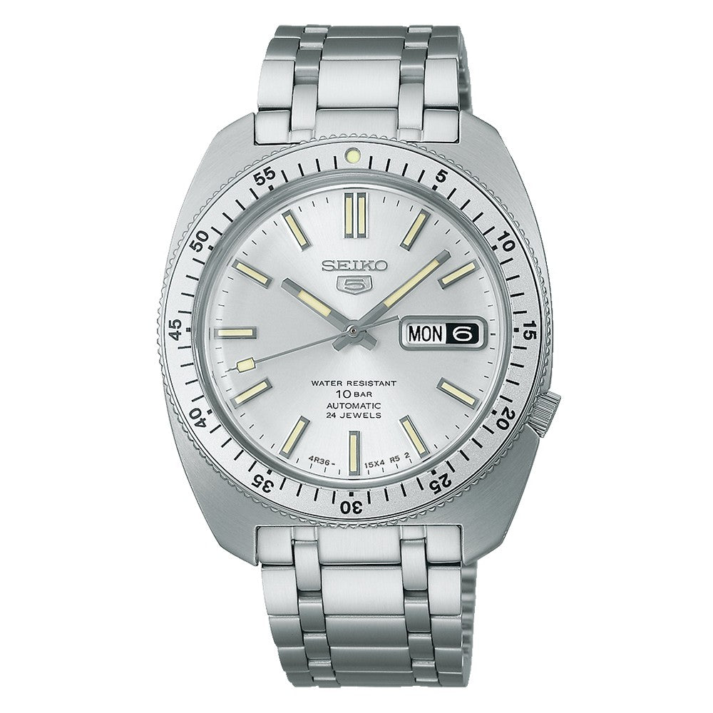 Seiko (ไซโก) 5 Sports Heritage Design Re-creation Limited Edition รุ่น SRPL91K ระบบอัตโนมัติ ขนาดตัวเรือน 38.20 มม.