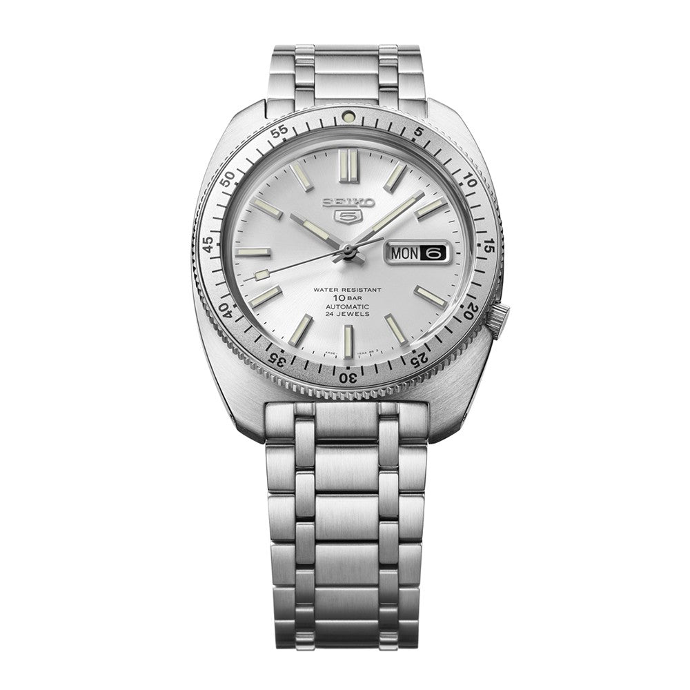 Seiko (ไซโก) 5 Sports Heritage Design Re-creation Limited Edition รุ่น SRPL91K ระบบอัตโนมัติ ขนาดตัวเรือน 38.20 มม.