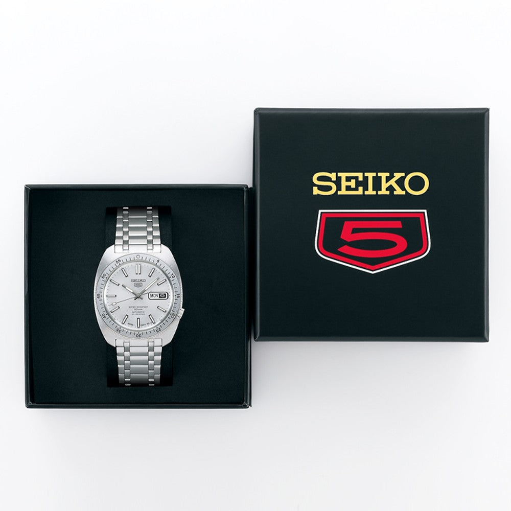 Seiko (ไซโก) 5 Sports Heritage Design Re-creation Limited Edition รุ่น SRPL91K ระบบอัตโนมัติ ขนาดตัวเรือน 38.20 มม.