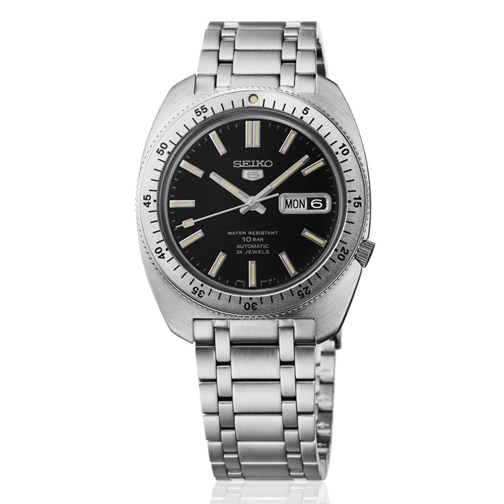 Seiko (ไซโก) 5 Sports Heritage Design Re-creation Limited Edition รุ่น SRPL93K ระบบอัตโนมัติ ขนาดตัวเรือน 38.20 มม.