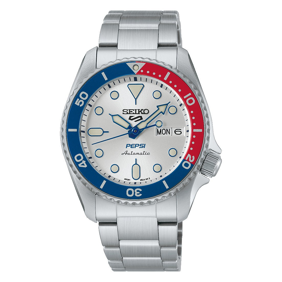 Seiko (ไซโก) 5 Sports Pepsi Limited Edition รุ่น SRPL99K ระบบอัตโนมัติ ขนาดตัวเรือน 38 มม.