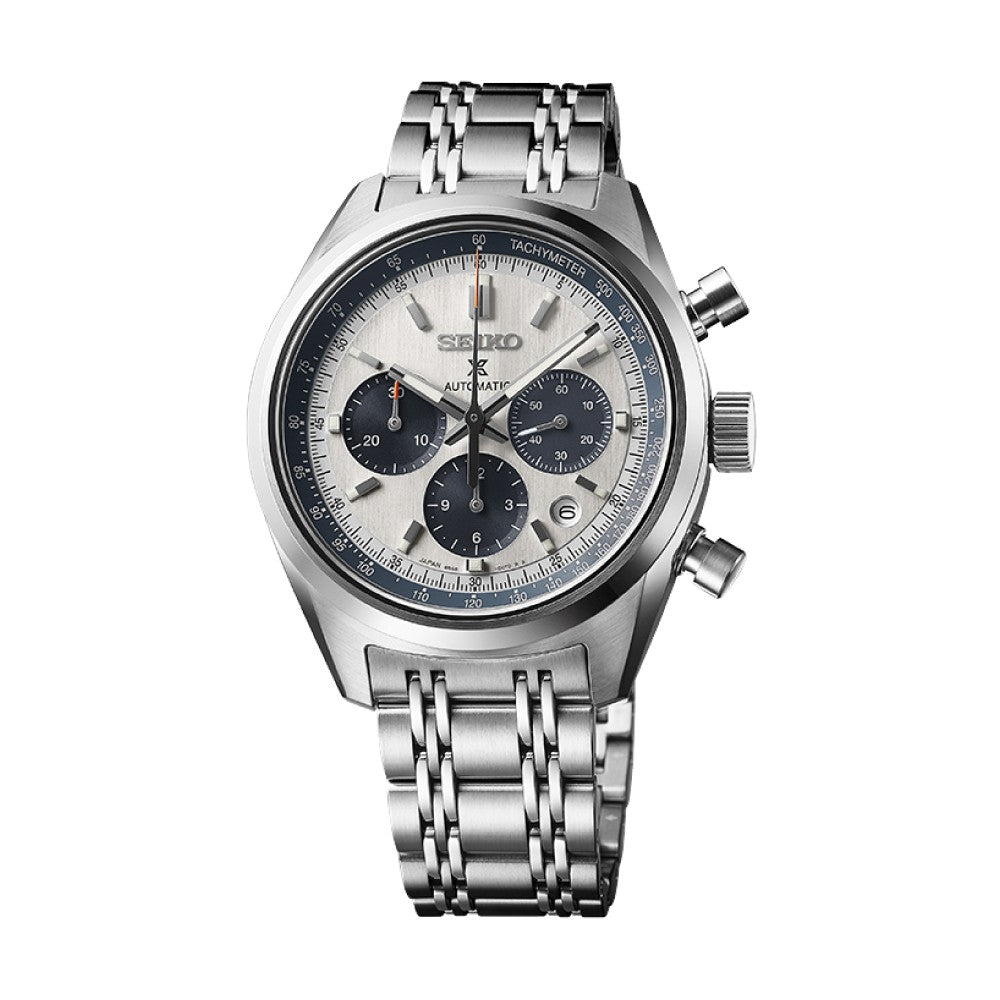[แถมกระเป๋า] Seiko (ไซโก) นาฬิกาข้อมือ Prospex Speedtimer Mechanical Chronograph รุ่น SRQ047J ขนาดตัวเรือน 42 มม.