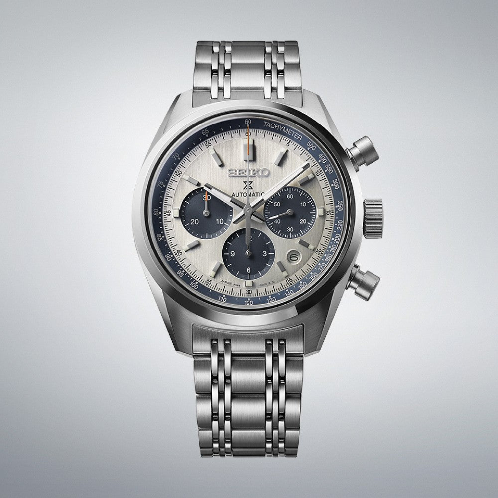 [แถมกระเป๋า] Seiko (ไซโก) นาฬิกาข้อมือ Prospex Speedtimer Mechanical Chronograph รุ่น SRQ047J ขนาดตัวเรือน 42 มม.