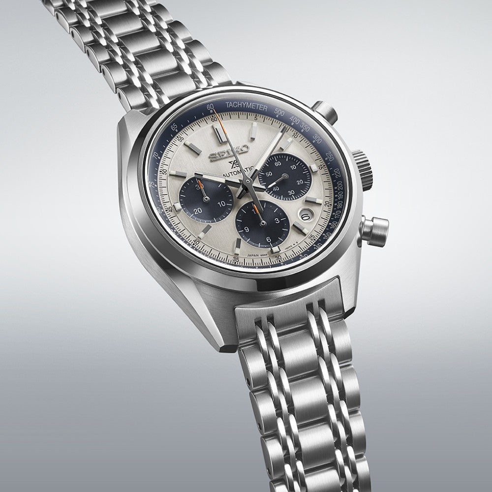 [แถมกระเป๋า] Seiko (ไซโก) นาฬิกาข้อมือ Prospex Speedtimer Mechanical Chronograph รุ่น SRQ047J ขนาดตัวเรือน 42 มม.