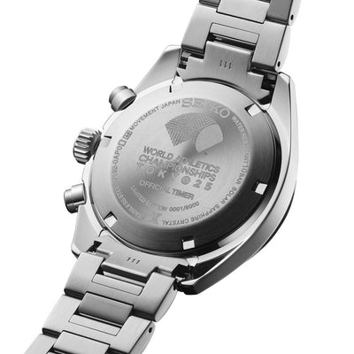 [แถมกระเป๋า] Seiko (ไซโก) นาฬิกาข้อมือ Prospex Solar World Athletics Championships Tokyo25 Limited Edition รุ่น SSC955P ขนาดตัวเรือน 39 มม.