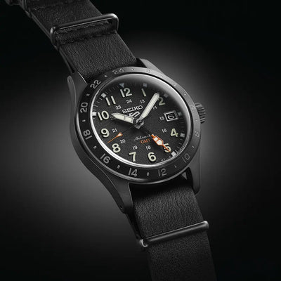 Seiko (ไซโก) นาฬิกาข้อมือ 5 Sports GMT Field Watch รุ่น SSK025K ระบบอัตโนมัติ ขนาดตัวเรือน 39.40 มม.