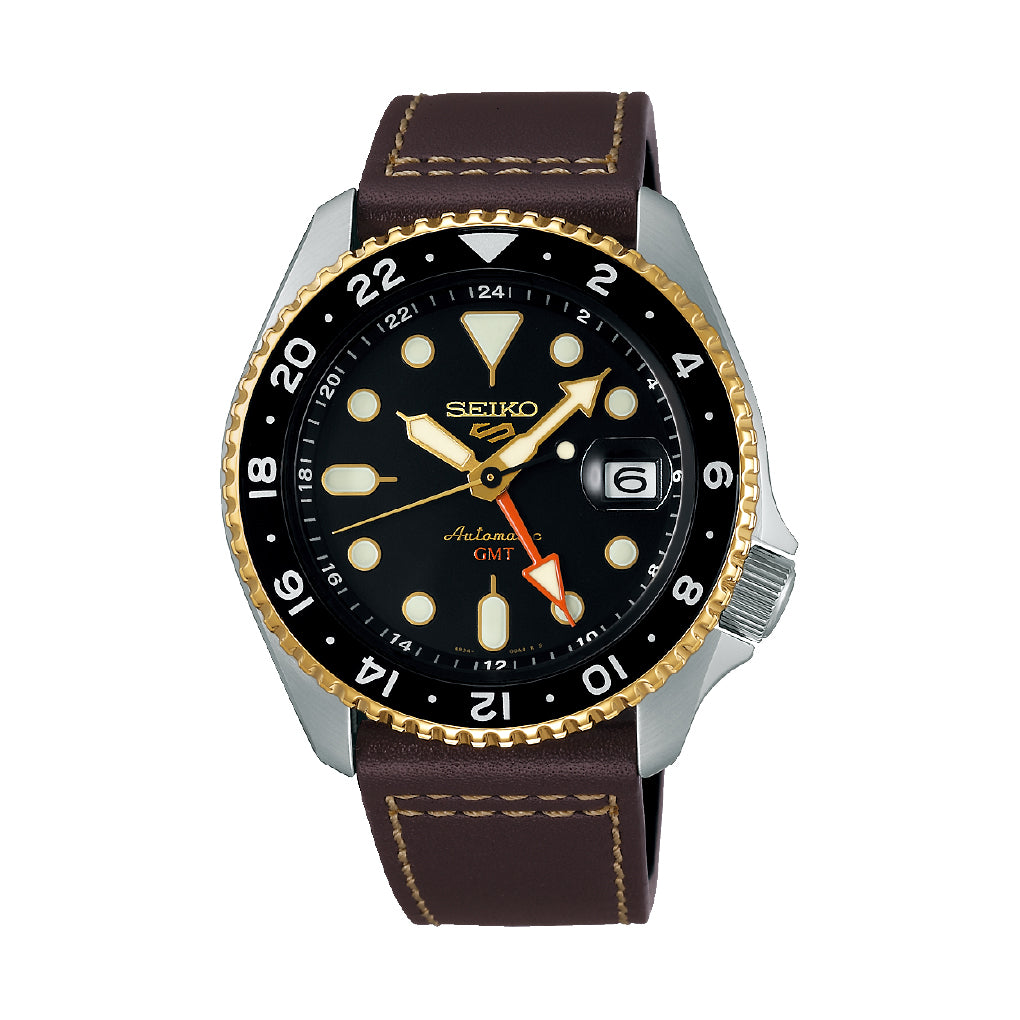 Seiko (ไซโก) นาฬิกาข้อมือ Seiko 5 Sports SKX series GMT SSK036K ระบบอัตโนมัติ ขนาดตัวเรือน 42.5 มม.