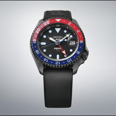 Seiko (ไซโก) 5 Sports Pepsi Limited Edition รุ่น SSK047K ระบบอัตโนมัติ ขนาดตัวเรือน 42.5 มม.