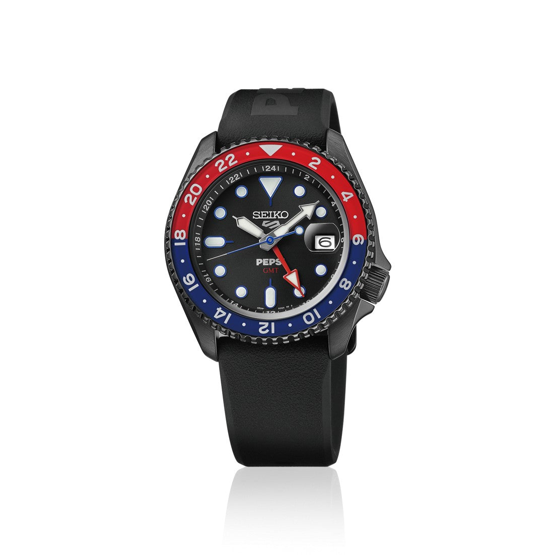 Seiko (ไซโก) 5 Sports Pepsi Limited Edition รุ่น SSK047K ระบบอัตโนมัติ ขนาดตัวเรือน 42.5 มม.
