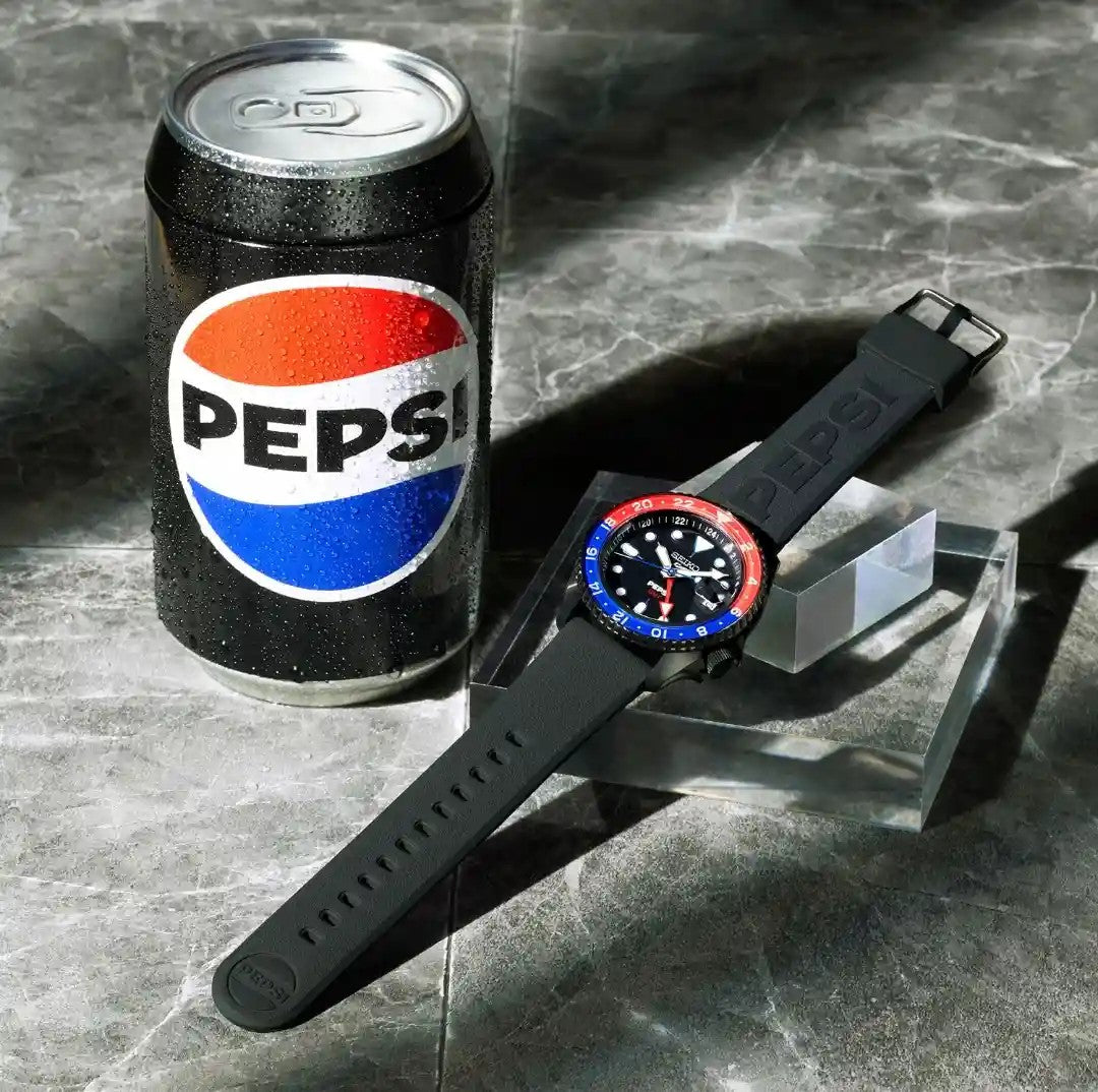 Seiko (ไซโก) 5 Sports Pepsi Limited Edition รุ่น SSK047K ระบบอัตโนมัติ ขนาดตัวเรือน 42.5 มม.