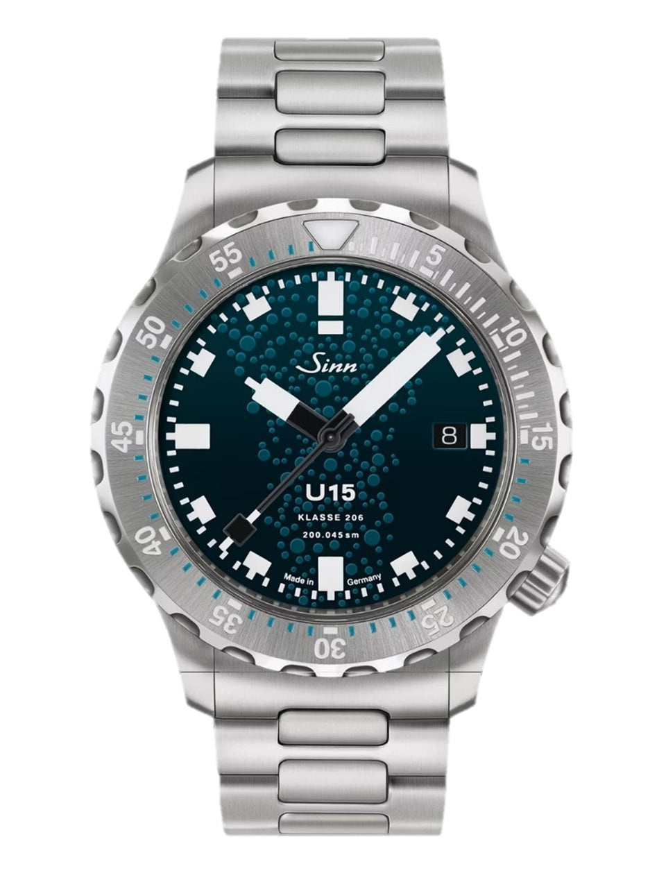[Pre-Order] Sinn (ซินน์) นาฬิกาดำน้ำ รุ่น U15 สายสเตนเลสสตีล ขนาดตัวเรือน 41 มม. (1025.010) Limited Edition