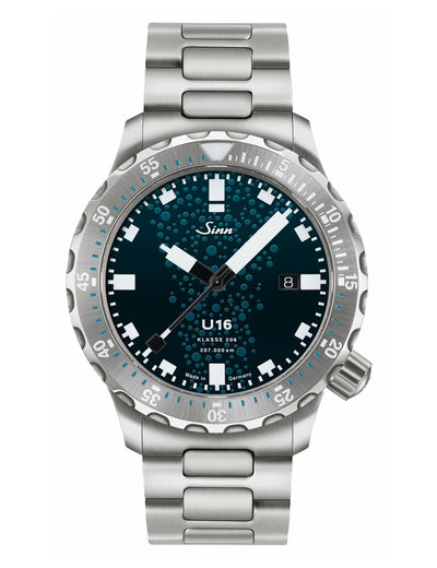 [Pre-Order] Sinn (ซินน์) นาฬิกาดำน้ำ รุ่น U16 สายสเตนเลสสตีล ขนาดตัวเรือน 44 มม. (1026.010) Limited Edition