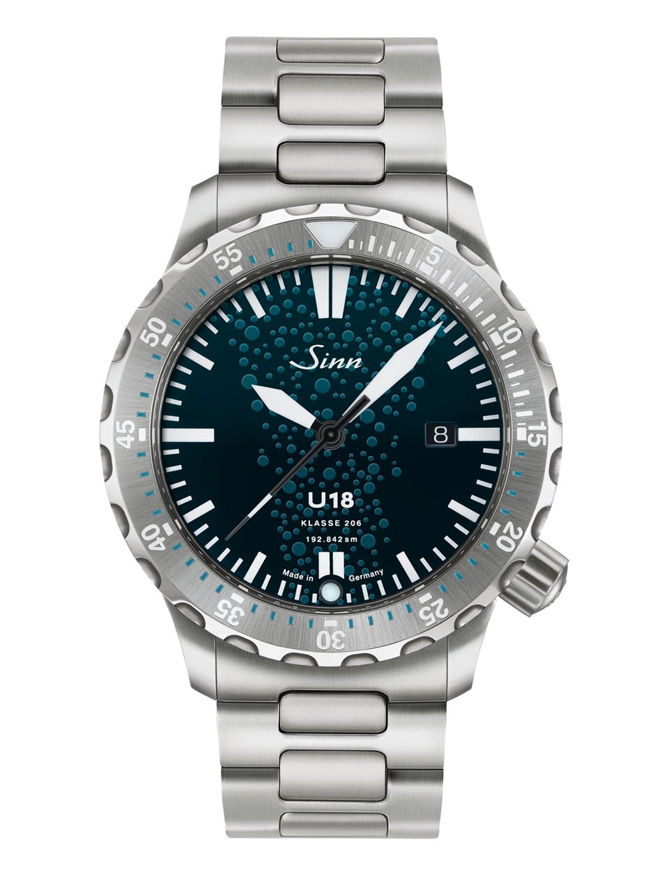 [Pre-Order] Sinn (ซินน์) นาฬิกาดำน้ำ รุ่น U18 สายสเตนเลสสตีล ขนาดตัวเรือน 44 มม. (1028.010) Limited Edition