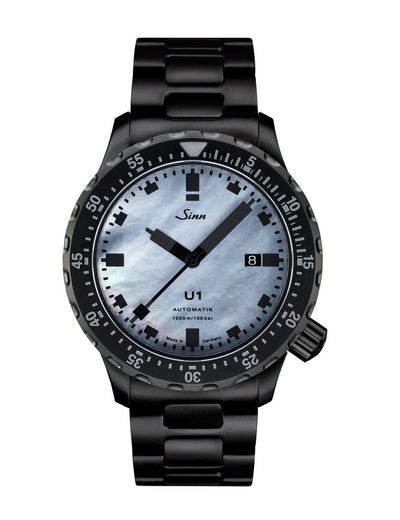 Sinn (ซินน์) Limited Edition นาฬิกาดำน้ำ รุ่น U1 S Mother-of-pearl S สายสแตนเลสสตีล ขนาดตัวเรือน 44 มม. (U1 S Perlmutt S)