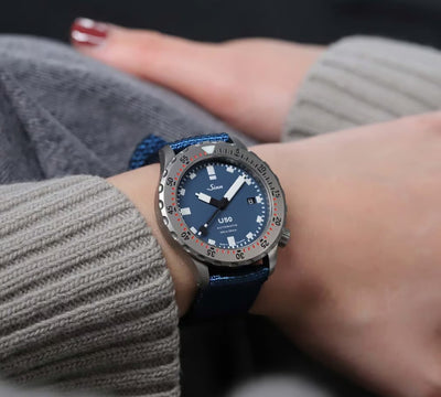 [Pre-Order] Sinn (ซินน์) นาฬิกาดำน้ำ U50 B Tegimented สายสเตนเลสสตีล ขนาดตัวเรือน 41 มม. (U50 B Tegimented)